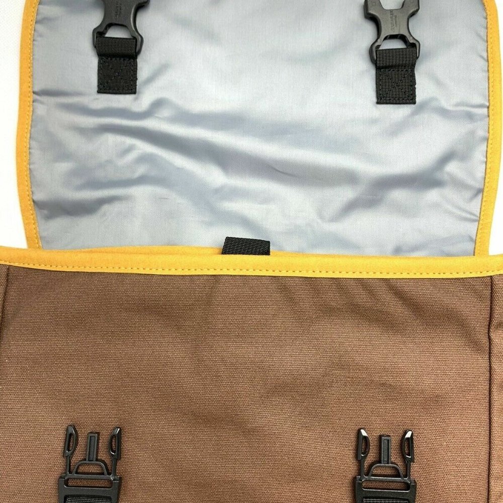 Timberland Natick 17L Brown/Wheat Unisex Backpack J0805-931 - Picture 7 of 7